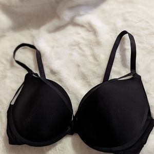 Victoria's Secret Black Strappy Push-up 34D Bra